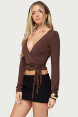 Malenna Wrap Top