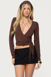Malenna Wrap Top