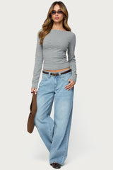 Rivka Low Rise Straight Leg Jeans