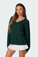 Amoret Cable Knit Sweater