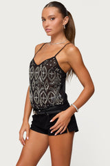 Kaleesy Beaded Tank Top