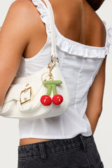 My Cherry Crochet Keychain