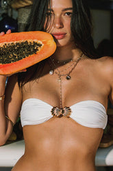 Shellee Bandeau Bikini Top