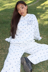 NY Babe Polka Dot Hoodie