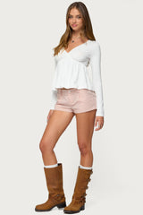 Kenzie Long Sleeve Babydoll Top