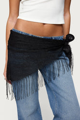 Fringed Waist Scarf