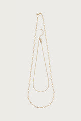 Faux Crystal Cascading Necklace Set