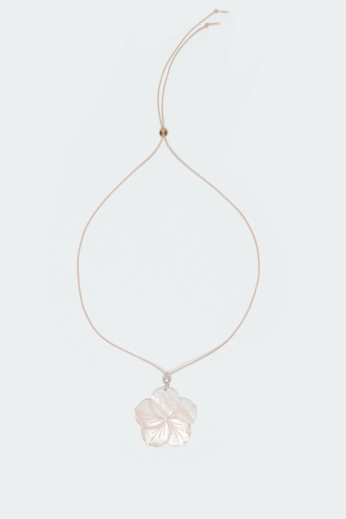 Beachy Flower String Necklace