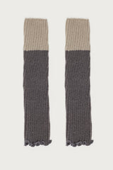 Bundled Babe Contrast Ribbed Leg Warmers