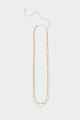 Layered Pearl Belly Chain