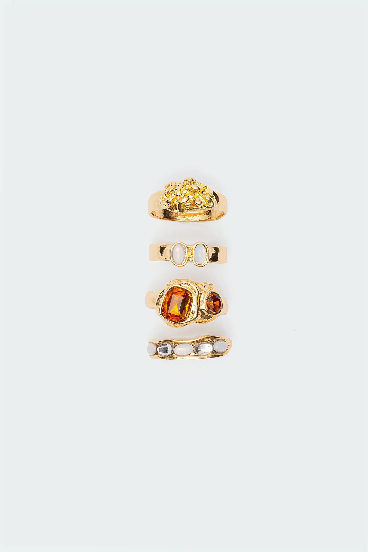 Mixed Gemstone Ring Pack
