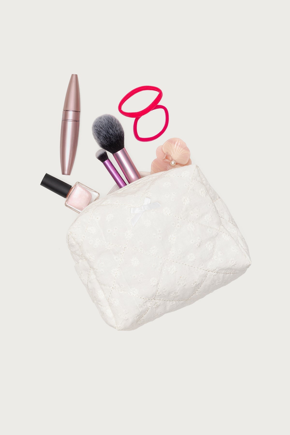 Eyelet Makeup Pouch Bag