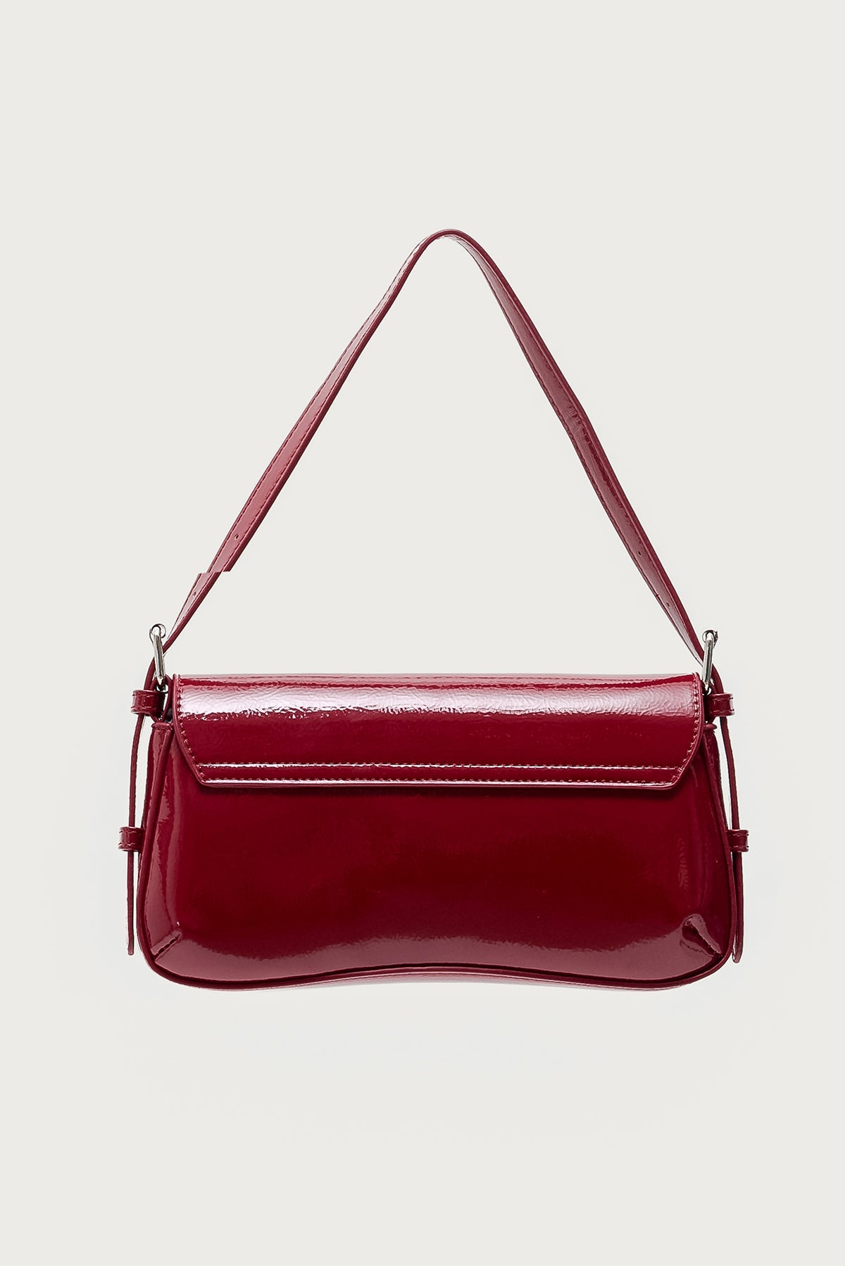 Red Carpet Faux Patent Leather Bag
