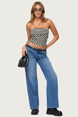 Betsana Striped Tube Top