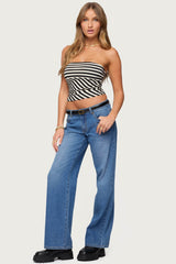 Nikoletta Straight Leg Low Rise Jeans