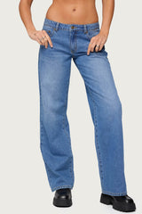 Nikoletta Straight Leg Low Rise Jeans