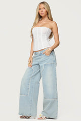 Teela Lacey Low Rise Carpenter Jeans