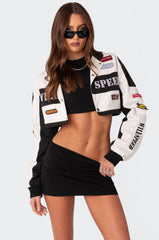 Lenni Patch Cropped Jacket