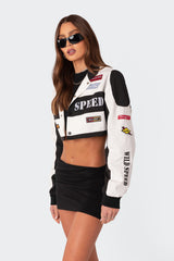 Lenni Patch Cropped Jacket