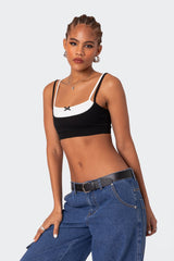 Gracie Layered Bra Top