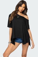 Josy Off Shoulder Handkerchief Top