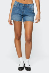 Scottie Low Rise Denim Shorts
