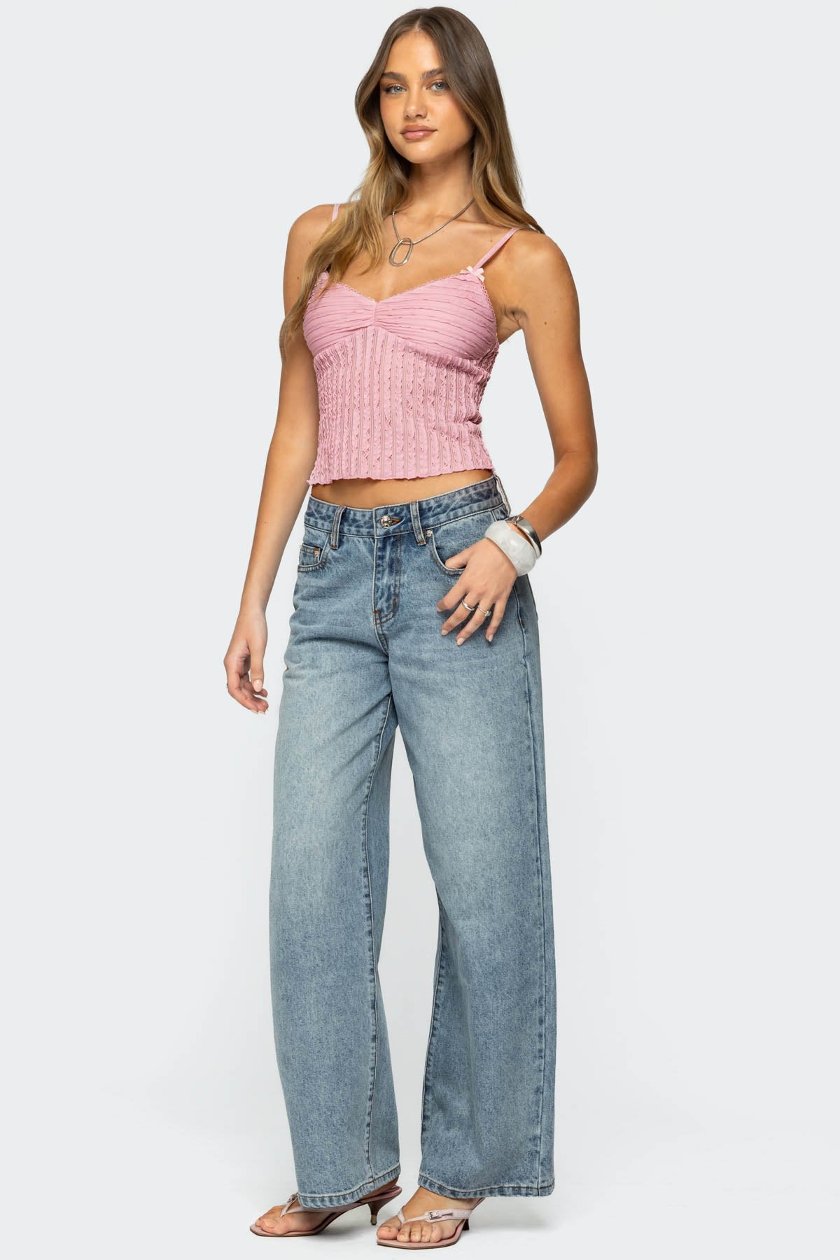 Aryah Ruffled Tank Top