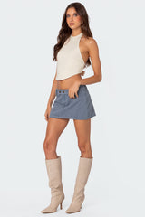 Louisa Denim Mini Skirt