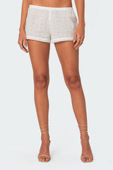 Jael Eyelet Shorts