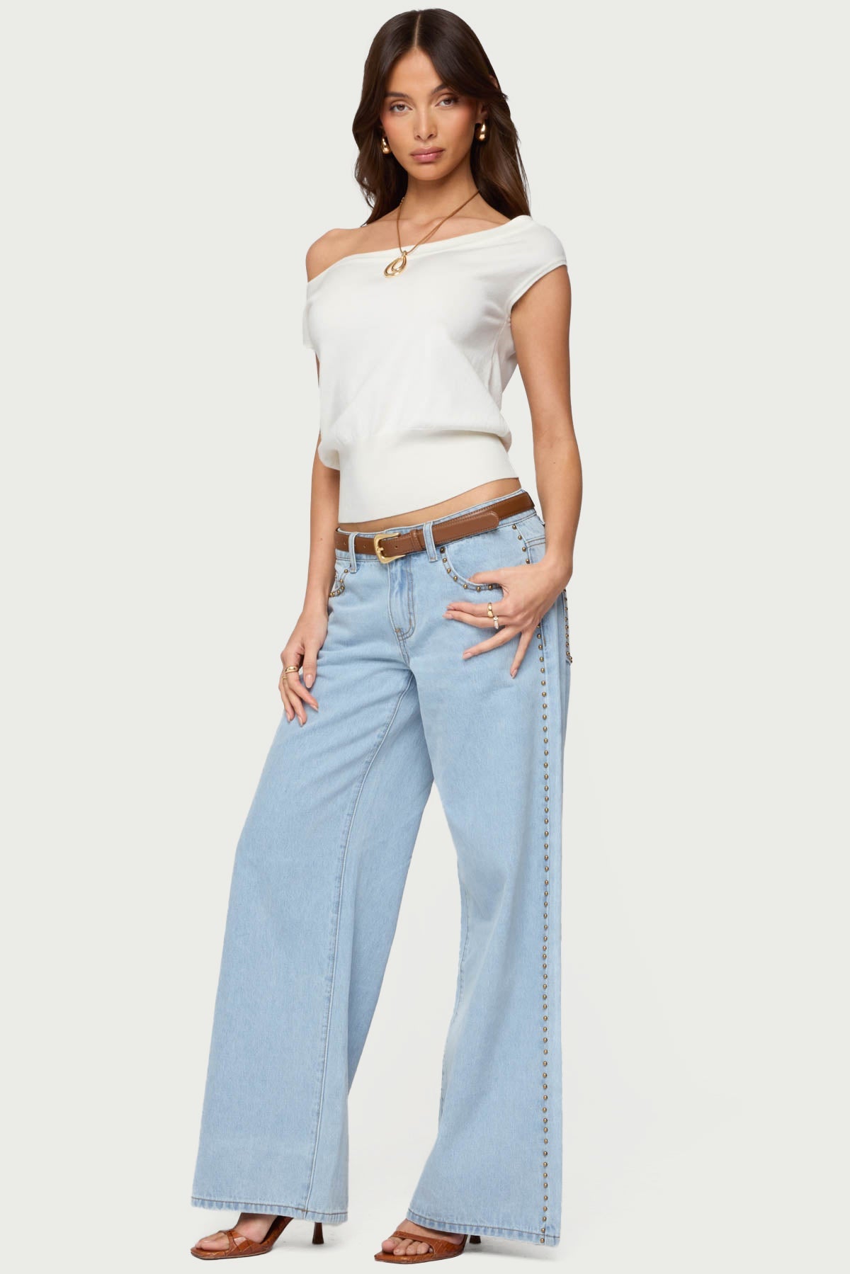 Michaela Off Shoulder Knit Top