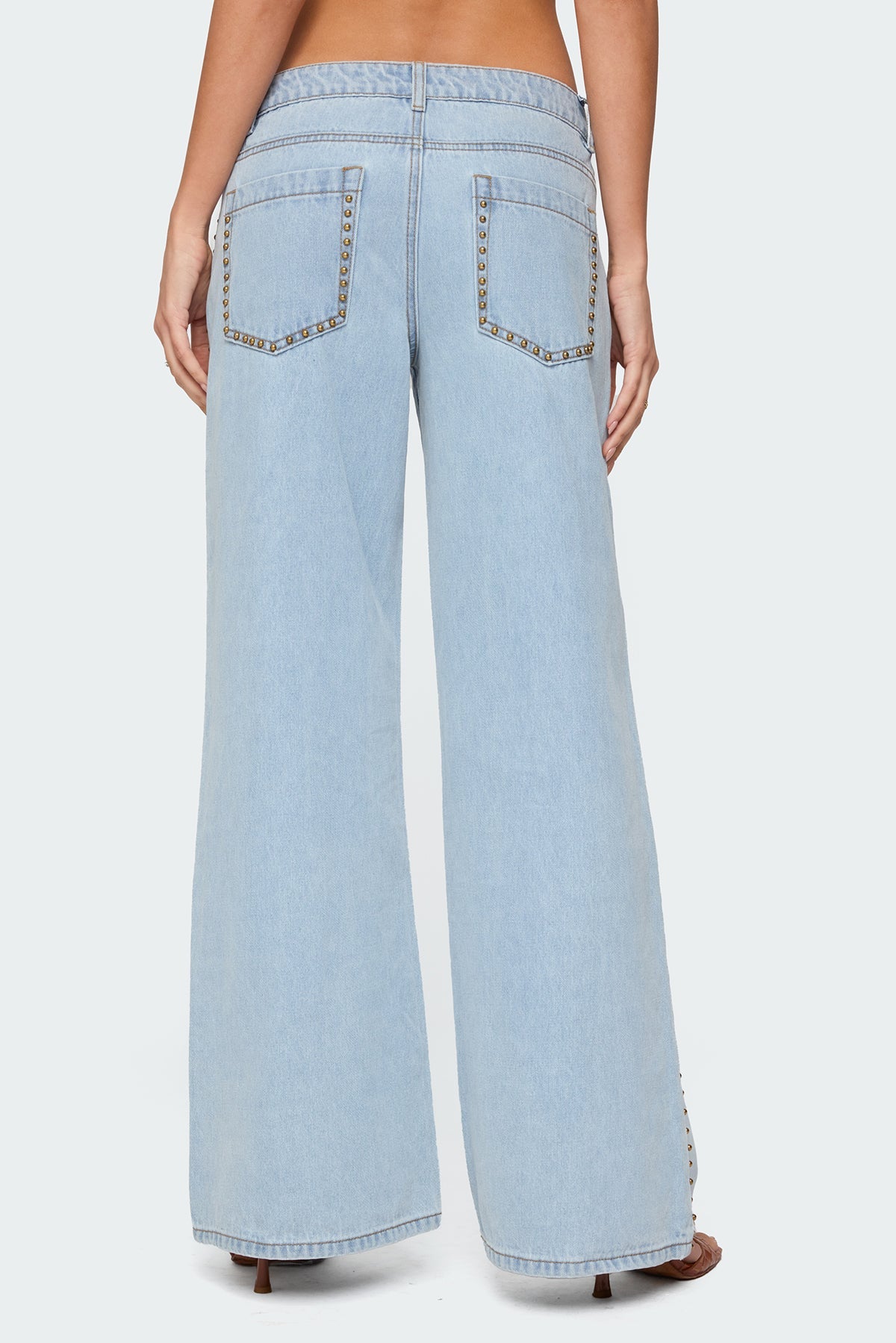 Stassie Studded Low Rise Jeans