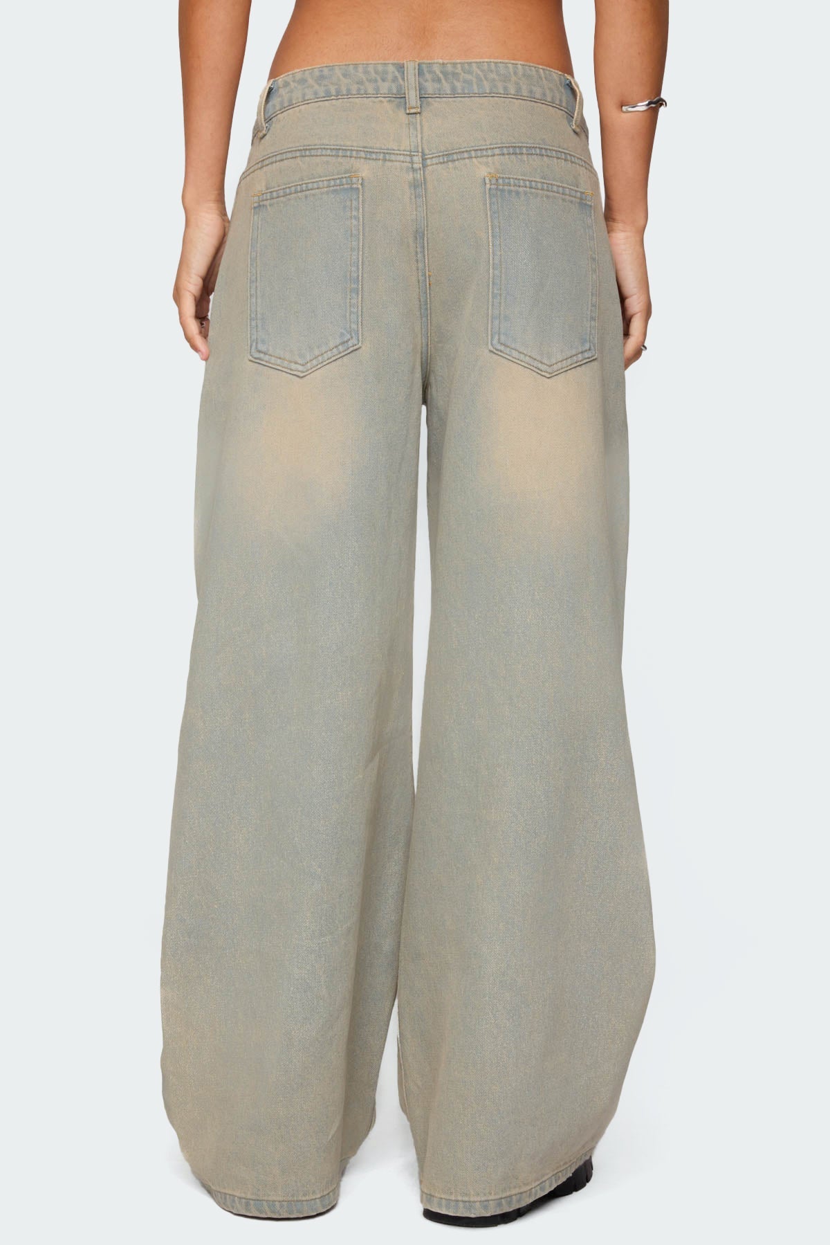 Santi Low Rise Wide Leg Jeans