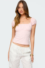 Oleana Gathered Bust Top