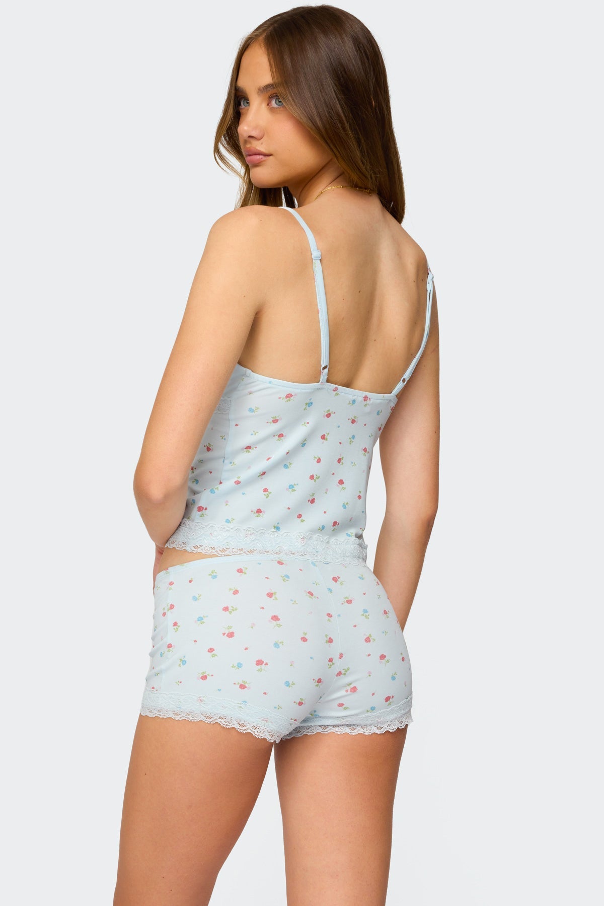 Aurea Lacey Floral Tank Top