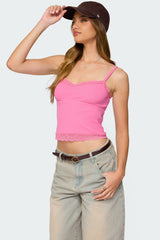 Mireille Lacey Tank Top