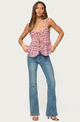 Mattea Low Rise Flared Jeans