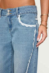 Alisha Lacey Low Rise Jeans