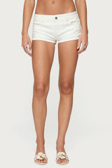 Jagger Low Rise Denim Shorts