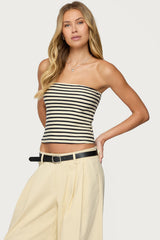 Odora Striped Tube Top