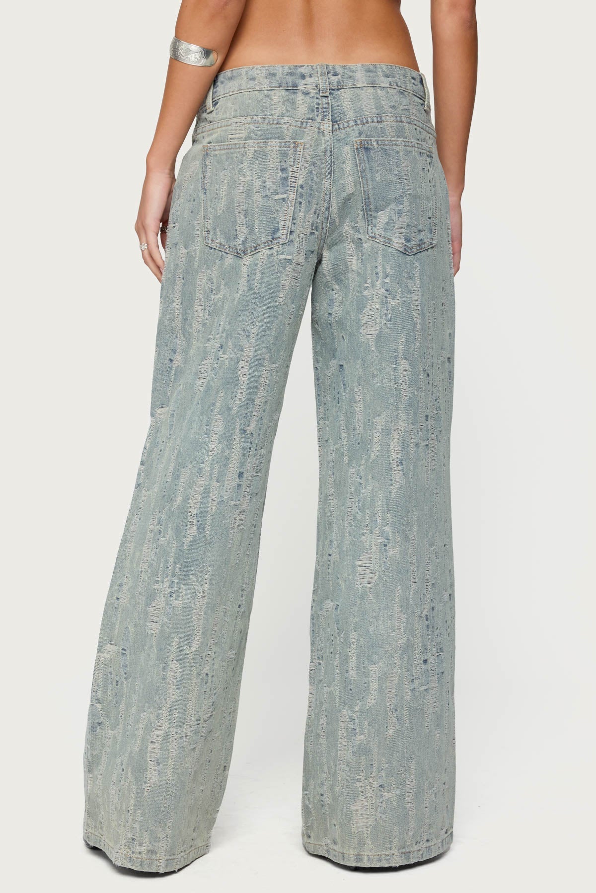 Blaze Distressed Low Rise Jeans