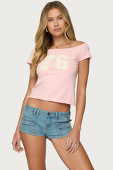 76 Off Shoulder Top