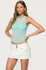 Erica Sheer Gathered Top