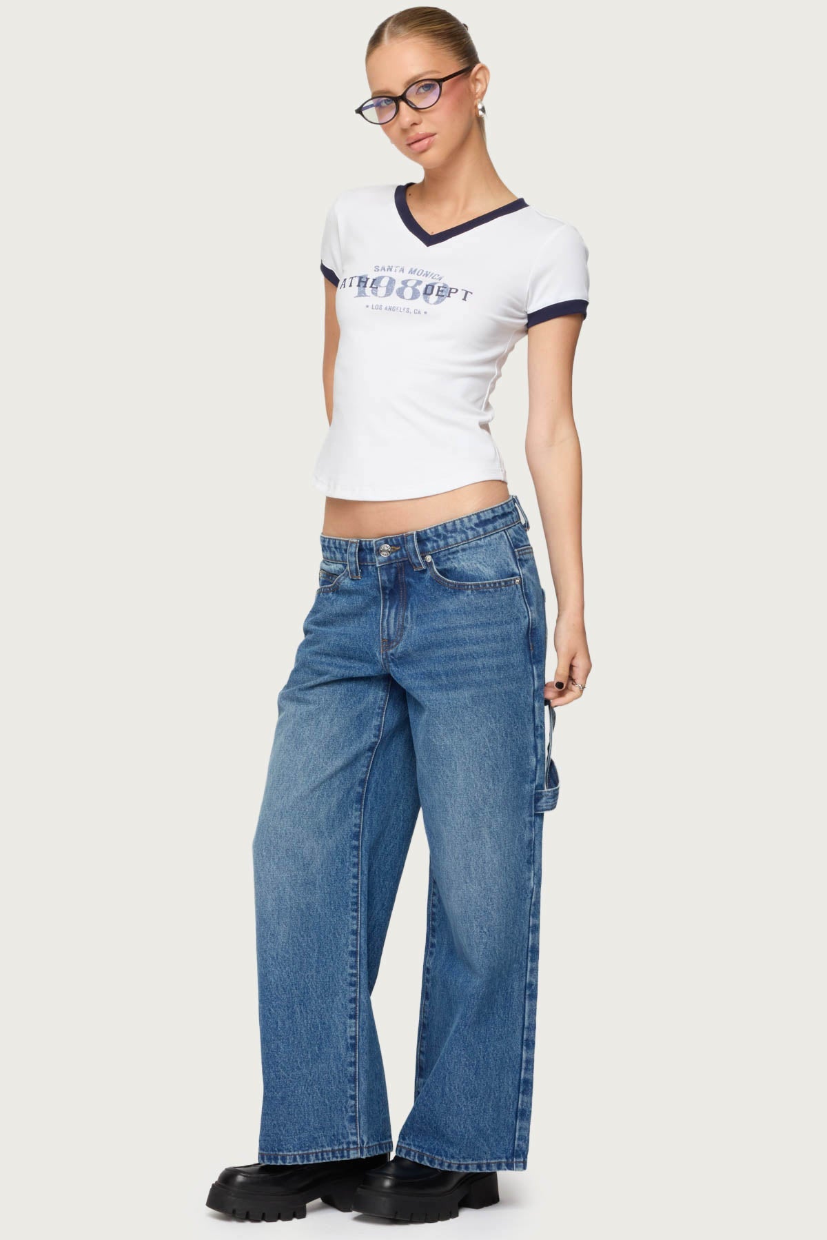Petite Carpenter Low Rise Jeans
