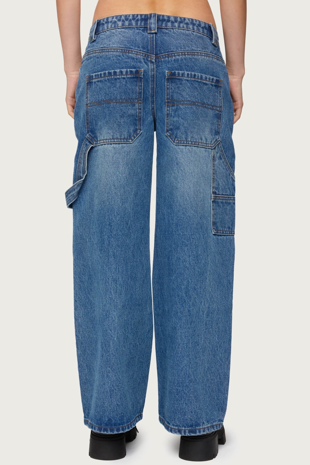 Petite Carpenter Low Rise Jeans