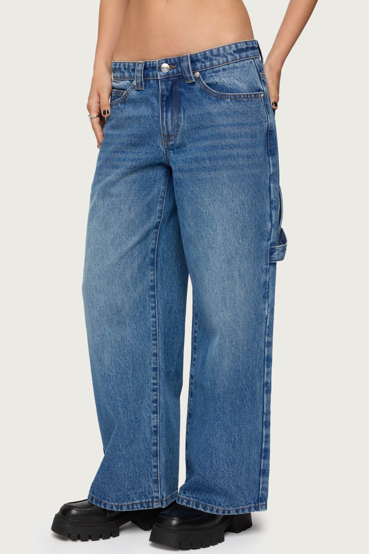 Petite Carpenter Low Rise Jeans