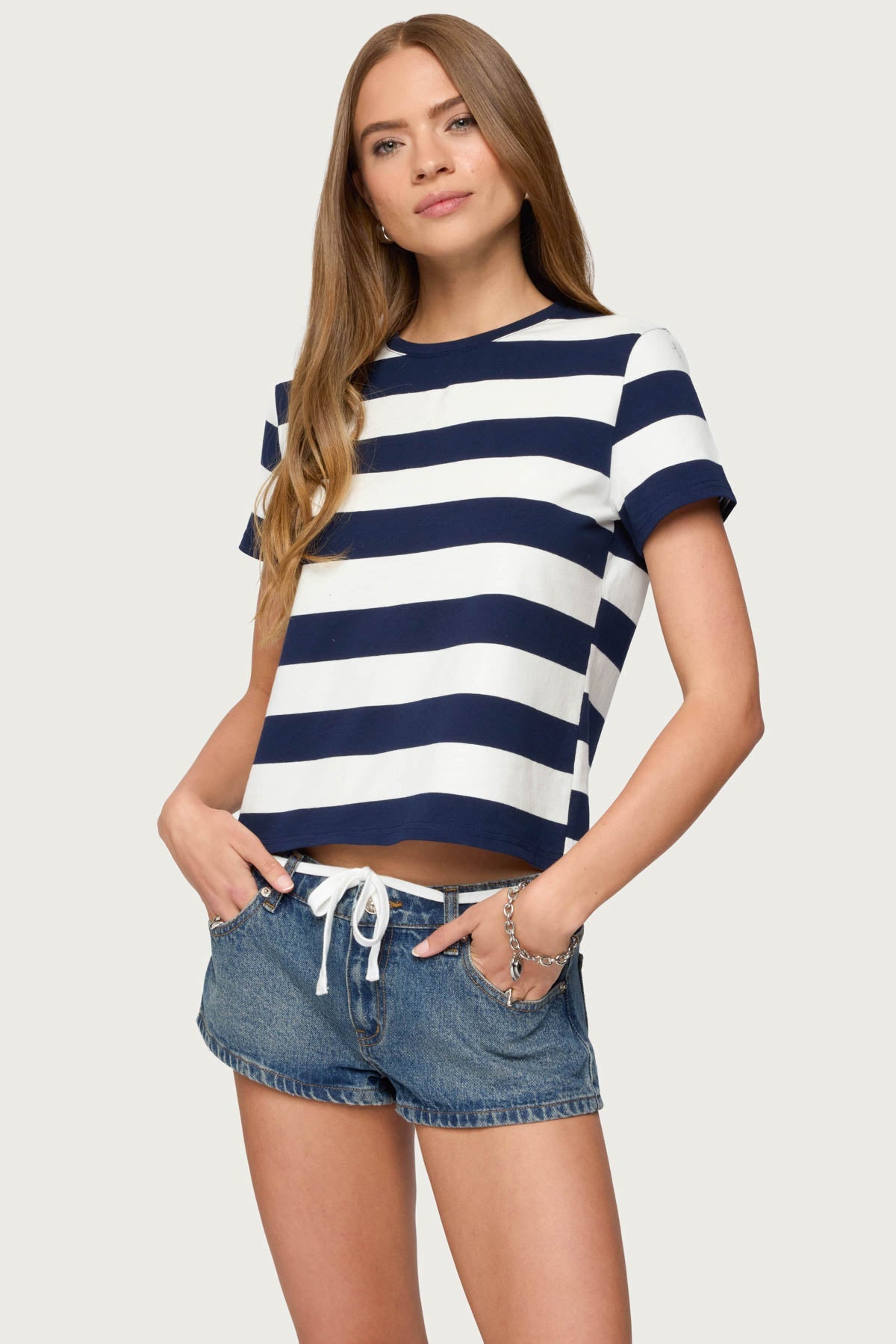 Valetta Oversized Striped T Shirt