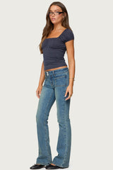 Stefania Polka Dot Top