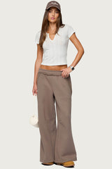 Semi Sheer Ribbed V Neck T Shirt