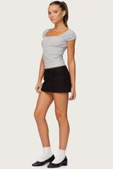 Oleana Gathered Bust Top