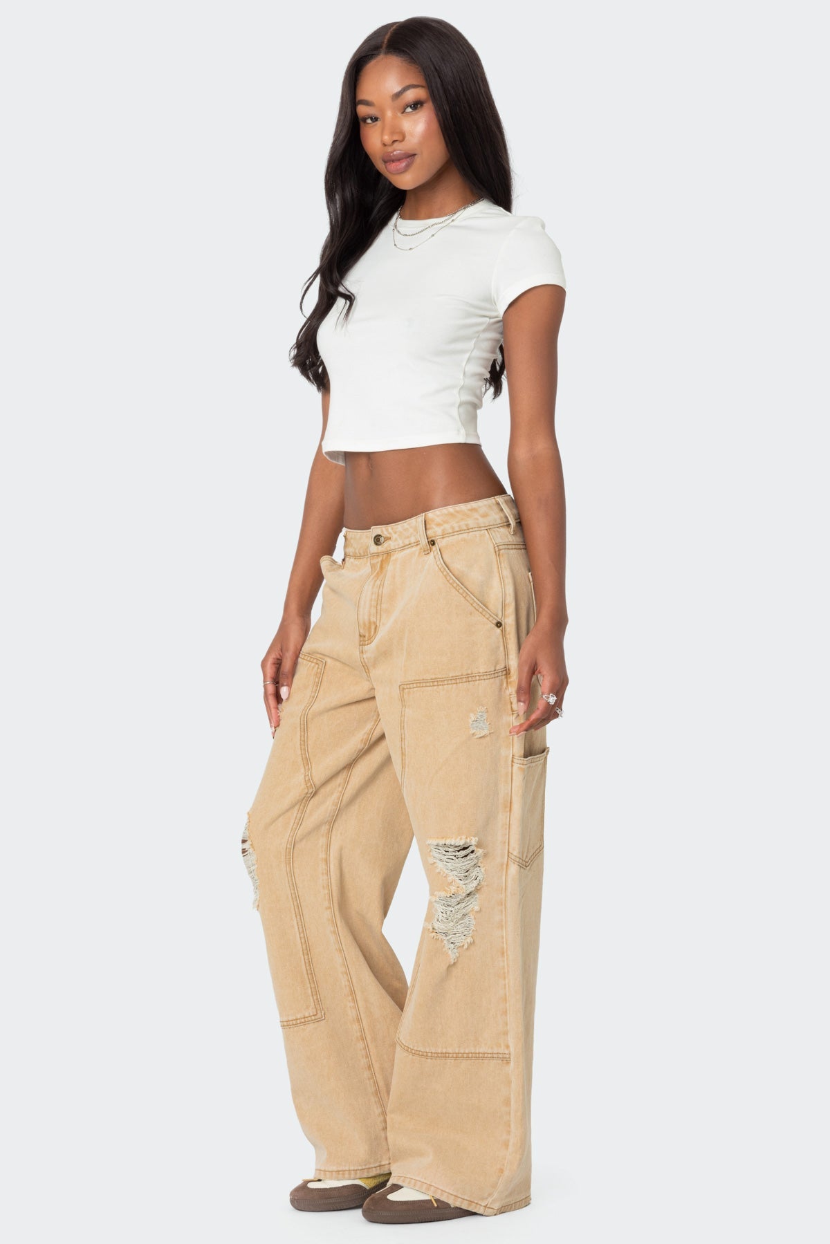 Alibi Distressed Carpenter Jeans